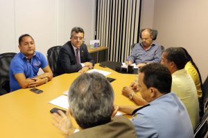 Belivaldo Chagas, recebe presidente da Assomise - Foto Diego Barboza